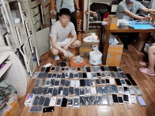 涉案价值650万 中山警方缴获一批假冒苹果手机